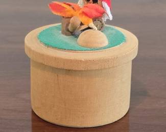 Wooden Gnome Music Box