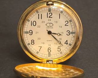 Citation Masonic Pocket Watch with Chain and Case second image