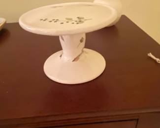 Bath  Body Works Full Ceramic Cake Stand