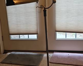 Vintage Brass Pharmacy Floor Lamp second image