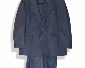Hart Schaffner  Marx Pinstripe Wool Suit second image