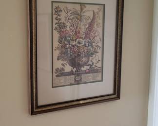 Vintage Robert Furber December Botanical Print