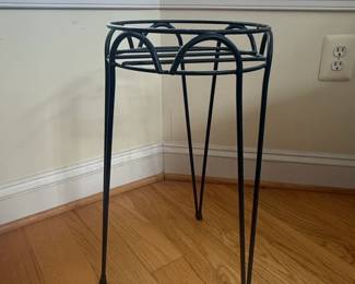 Vintage Wrought Iron Plant Stand