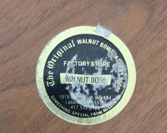 The Original Walnut Factory Store Carved Wooden Box second image