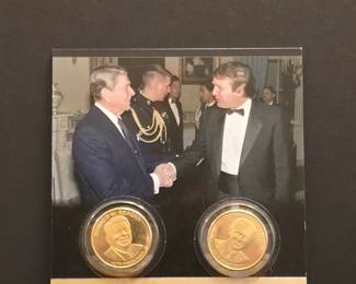 Ronald Reagan and Donald Trump RNC Limited Commemorative Set
