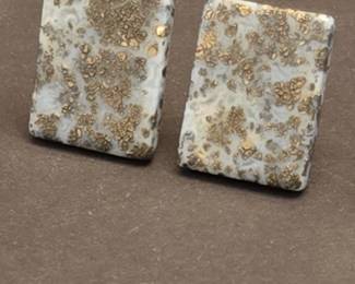 Rectangular Mohawkite Cufflinks
