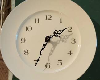 Johann Haviland Bavaria Germany Porcelain Clock Plate