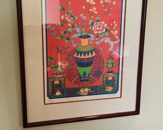 Xu Mingfeng Chinese Vase with Flowers Limited Edition Print