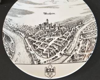 Wertheim Panoramic Decorative Plate