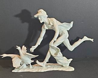 Kaiser Porcelain Figurine  Goose Catcher