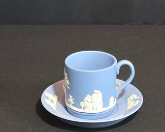 Wedgwood Jasperware Demitasse Cup and Saucer
