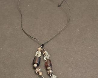 Bohemian Beaded Tassel Necklace