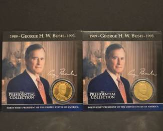 The Presidential Collection George H.W. Bush Coin Set