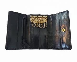 F.J.M. Eel Skin Key Wallet