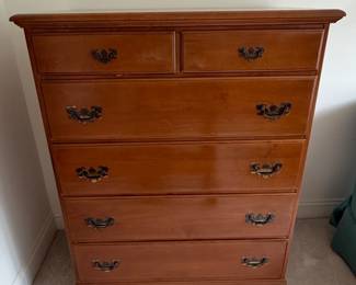 Ethan Allen Solid Maple Drawer Chest