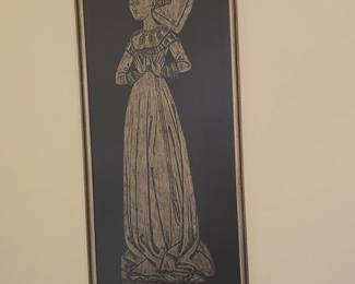 Isabel Boleyn Cheyne Brass Rubbing Print