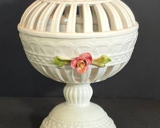 Moretti Este A Ceramic Rose Urn Potpourri Holder