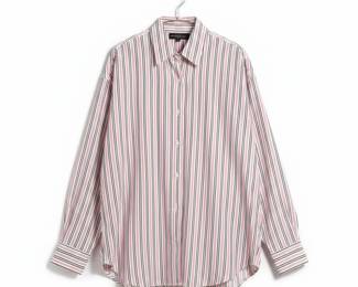 Classiques Entier  Silk Striped ButtonUp Shirt