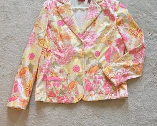 Valerie Stevens Floral Blazer