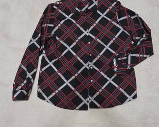 Wrinkle Free Shaped Fit  Cotton ButtonUp Shirt