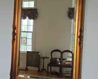 Ornate Gilt Wood Frame Mirror