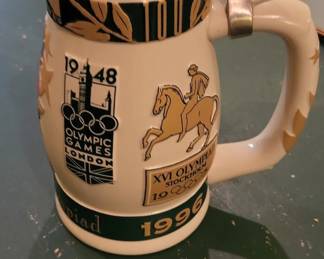 Atlanta Olympics Budweiser Commemorative Stein