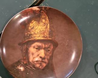 Gorham Gallery Of The Masters Man With A Gilt Helmet Decorative Plate