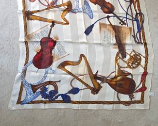 The Metropolitan Museum of Art Musical Instruments Silk Scarf