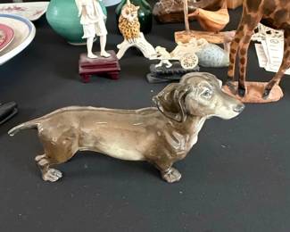 Hutschenreuther Porcelain Dachshund Figurine