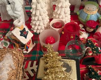 White Christmas Trees