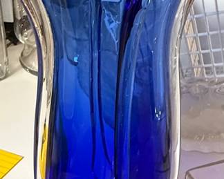 cobalt blue vase