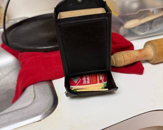 vintage match holder