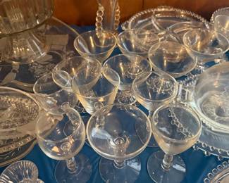misc candlewick glasses