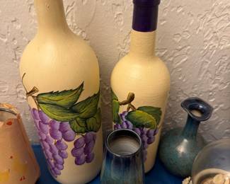 painted bottles