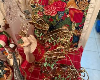 Wire Reindeer Decor