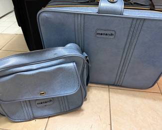Powder Blue Monarch Luggage 
