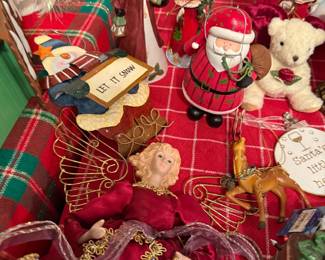 Angel, Snowman & Santa Decor