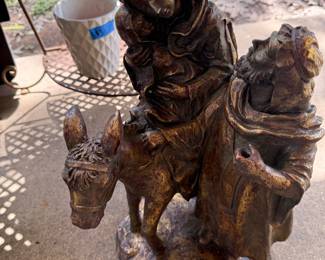 Flight into Egypt with Mary & Joseph Statute