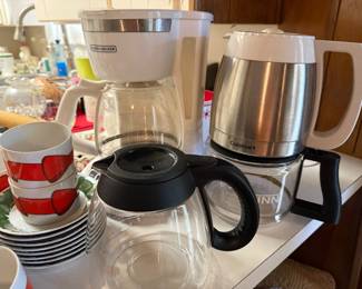 coffee makers and coffee canisters