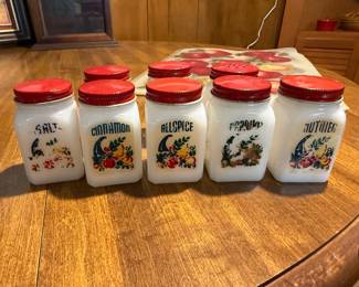 Vintage McKee Spice Jars