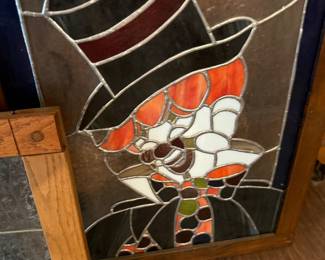 Stain Glass Clown Picture