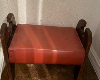 vintage footstool