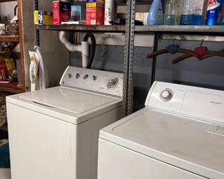 washer and dryer