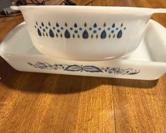 Fire King “Swiss Chalet” Casserole Dish