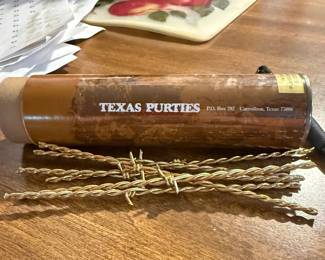 Texas Purties barbed wire drink stirrers