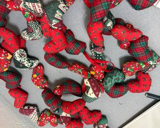 Fabric Christmas Garland
