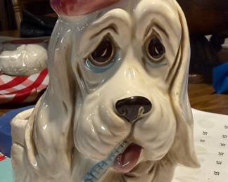 vintage get well quick ceramic dog