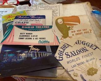 Las Vegas Hotel Paper Items