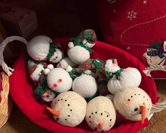 Snowman Ornaments 