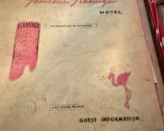 Vintage Flamingo Hotel information guide 1960s